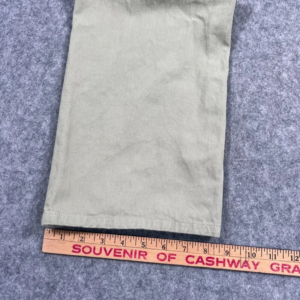 FTP Vintage Beige Flat‎ Front Chino Khaki Straight Leg Pants Men's Size 34x27